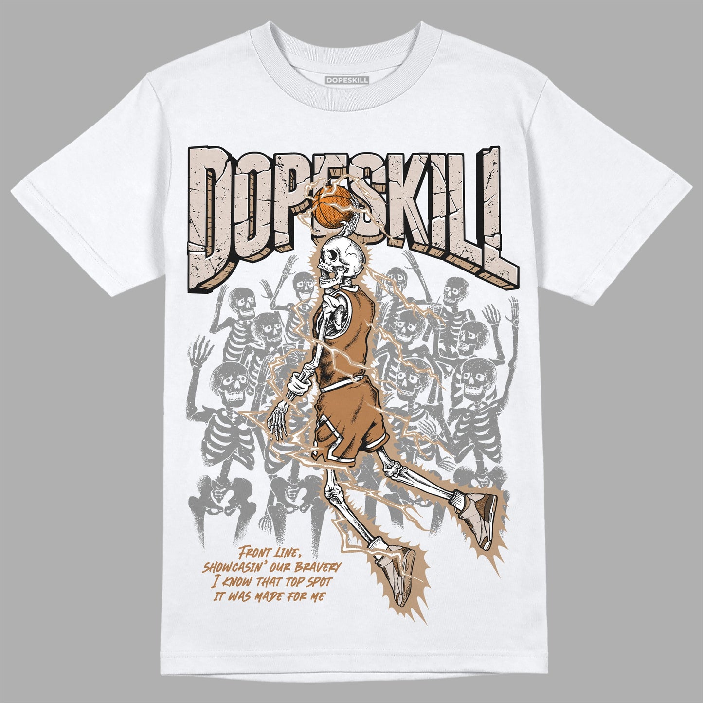 Palomino 3s DopeSkill T-Shirt Thunder Dunk Graphic