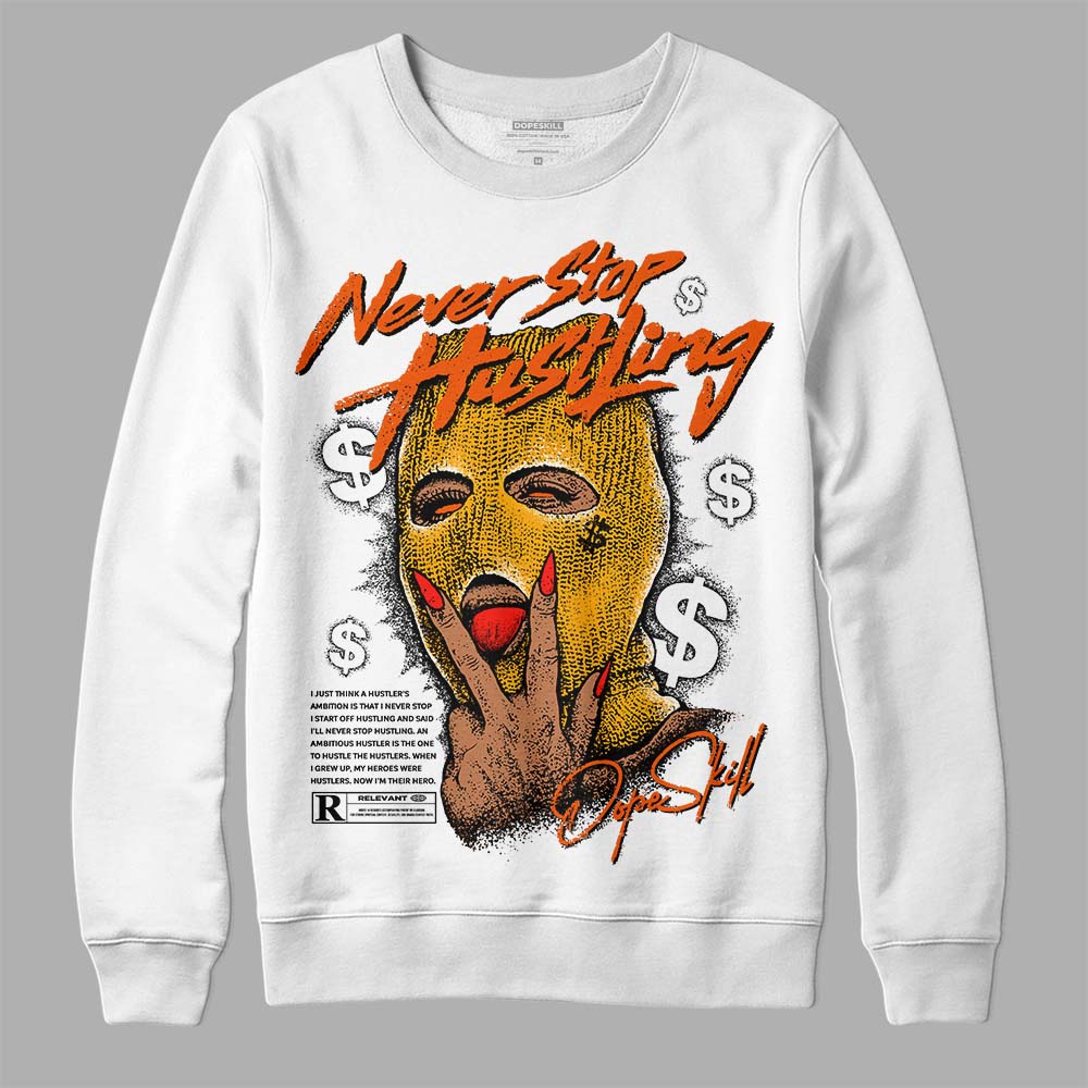 Black Taxi 12s DopeSkill Sweatshirt Never Stop Hustling Graphic