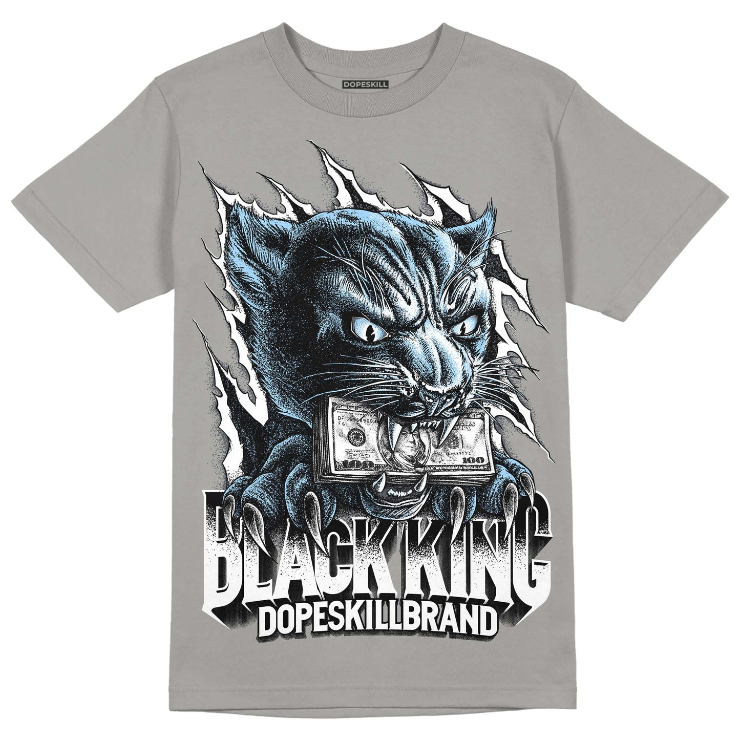 Cool Grey 11s DopeSkill Grey T-shirt Black King Graphic