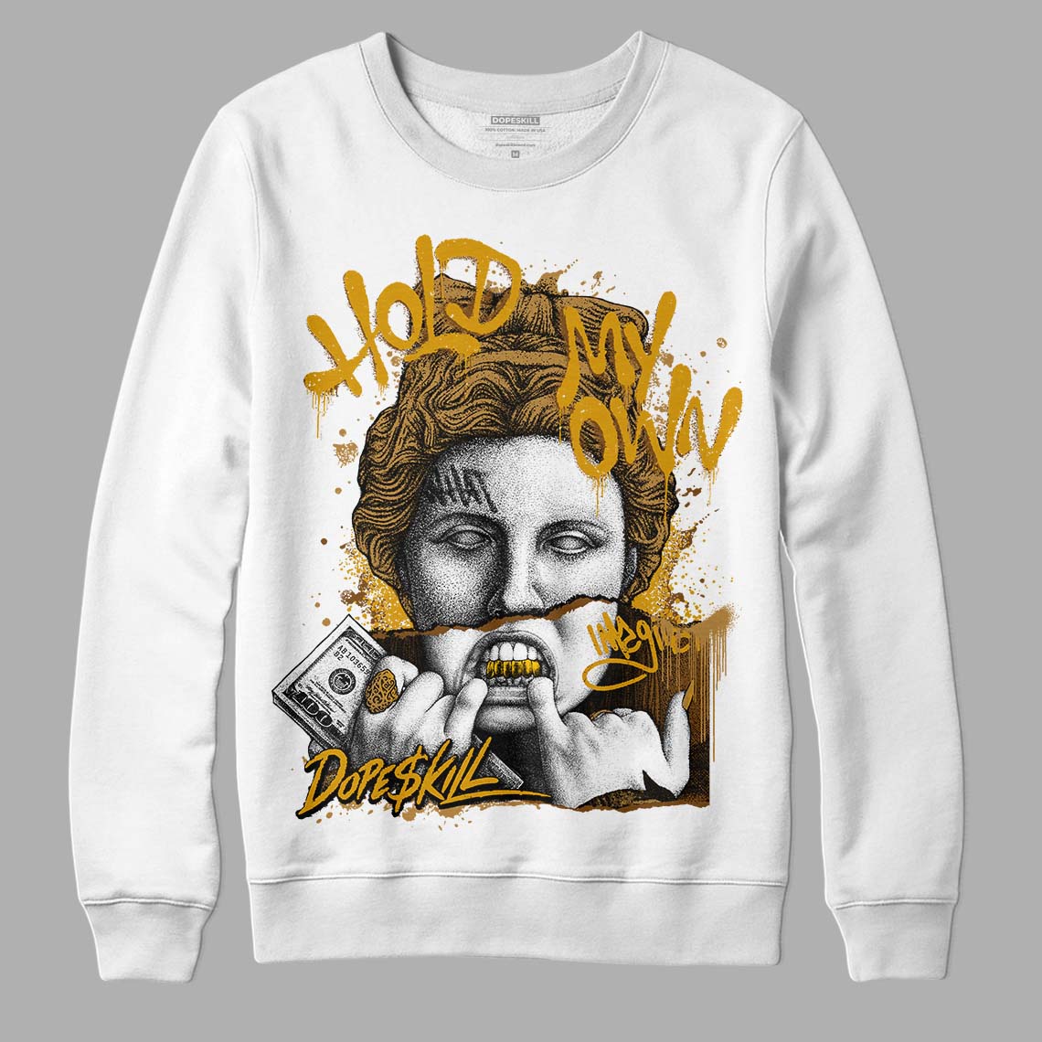 Wheat 13s DopeSkill Sweatshirt Hold My Own Graphic