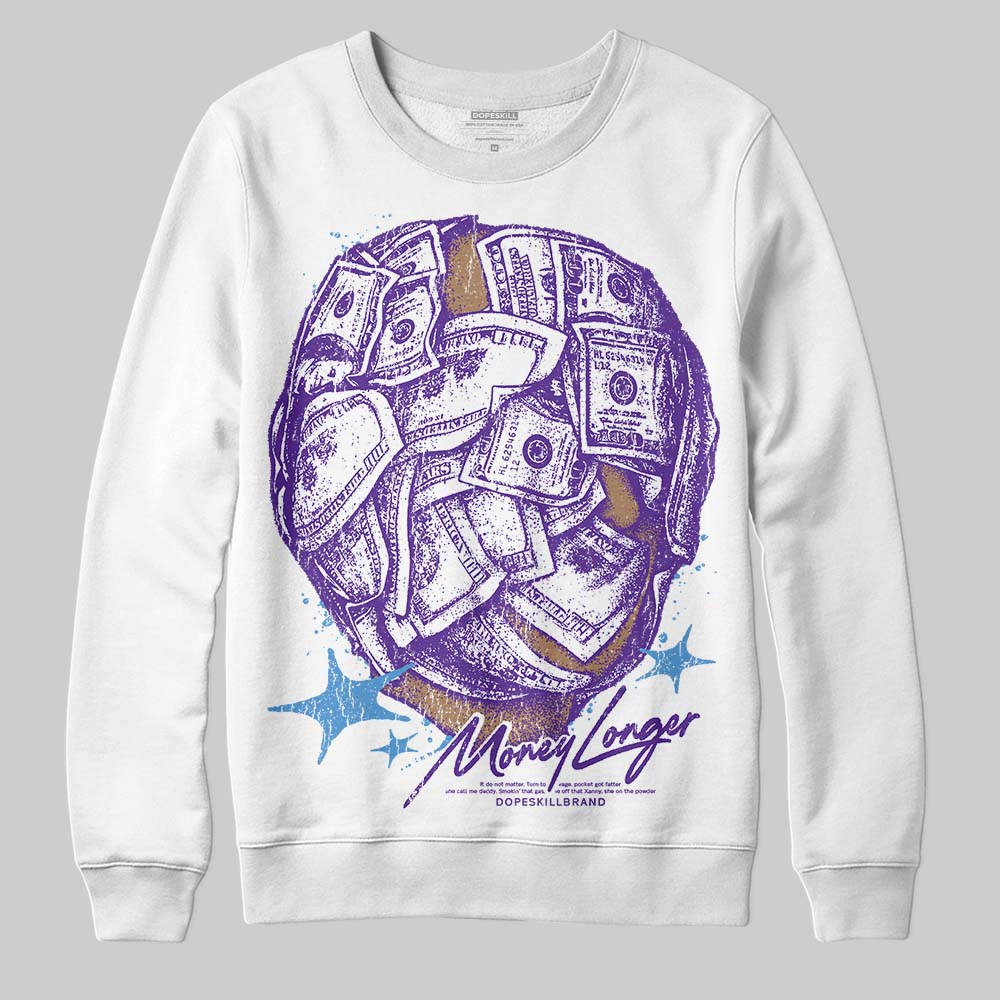 PURPLE Collection DopeSkill Sweatshirt Money Longer Graphic
