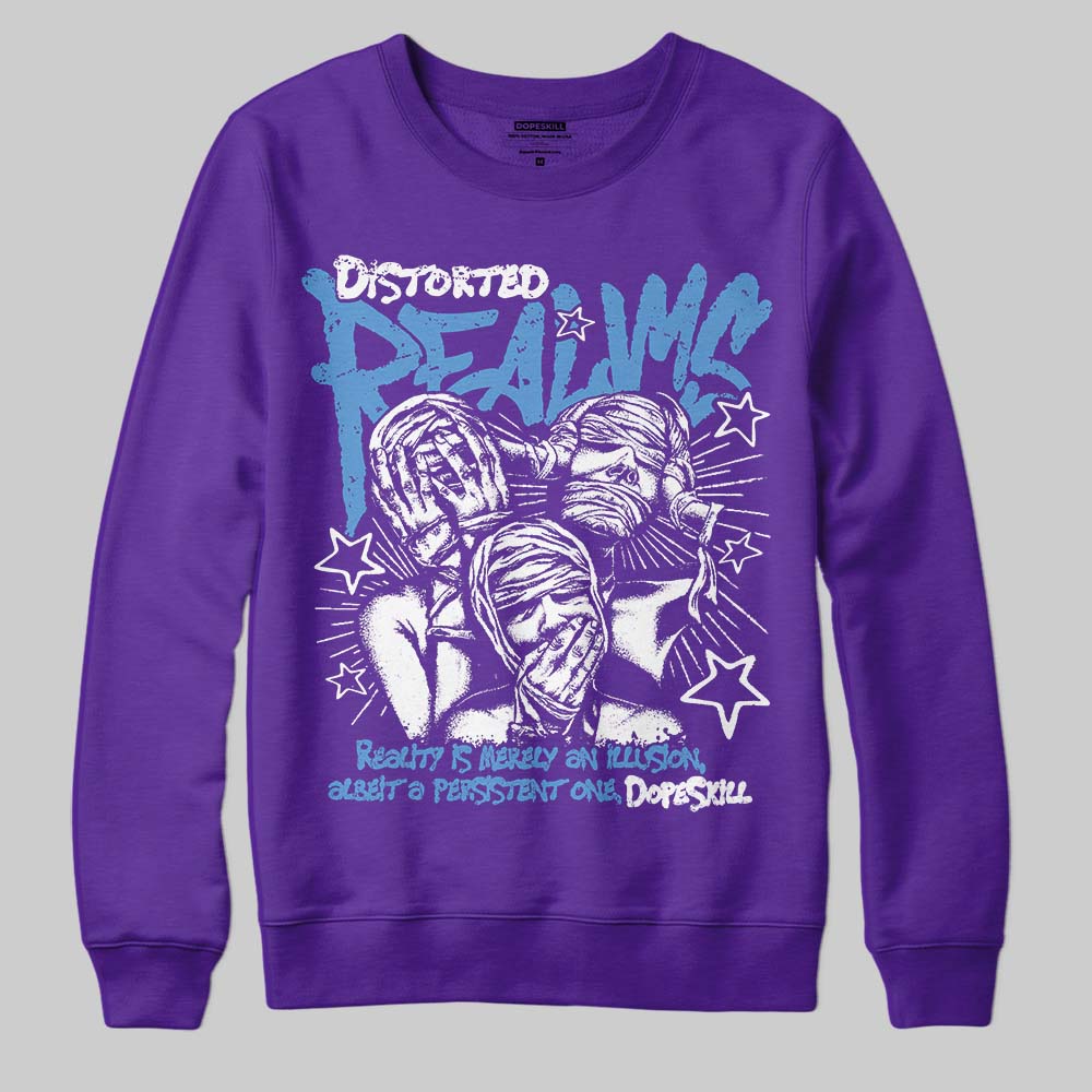 PURPLE Collection DopeSkill Sweatshirt Distorted Realms Graphic