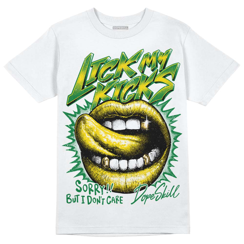 Dunk Reverse Brazil DopeSkill T-Shirt Lick My Kicks Graphic