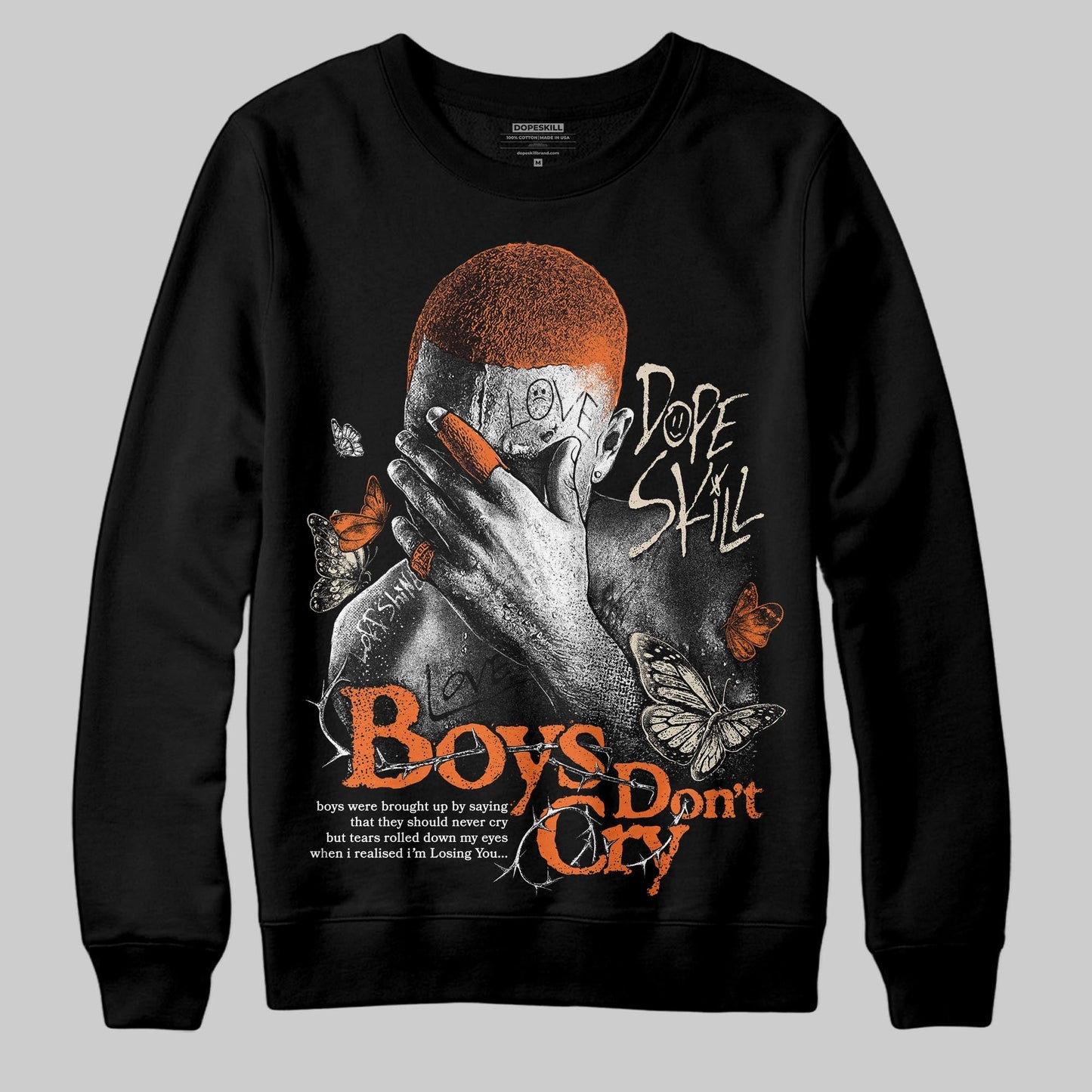 Starfish 3s DopeSkill Sweatshirt Boys Don't Cry Graphic