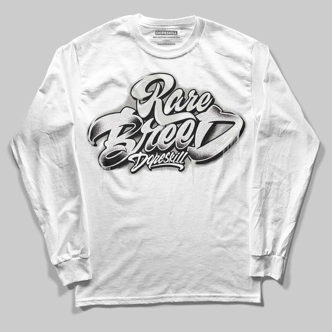 Pure Money 3s DopeSkill Long Sleeve T-Shirt Rare Breed Type Graphic