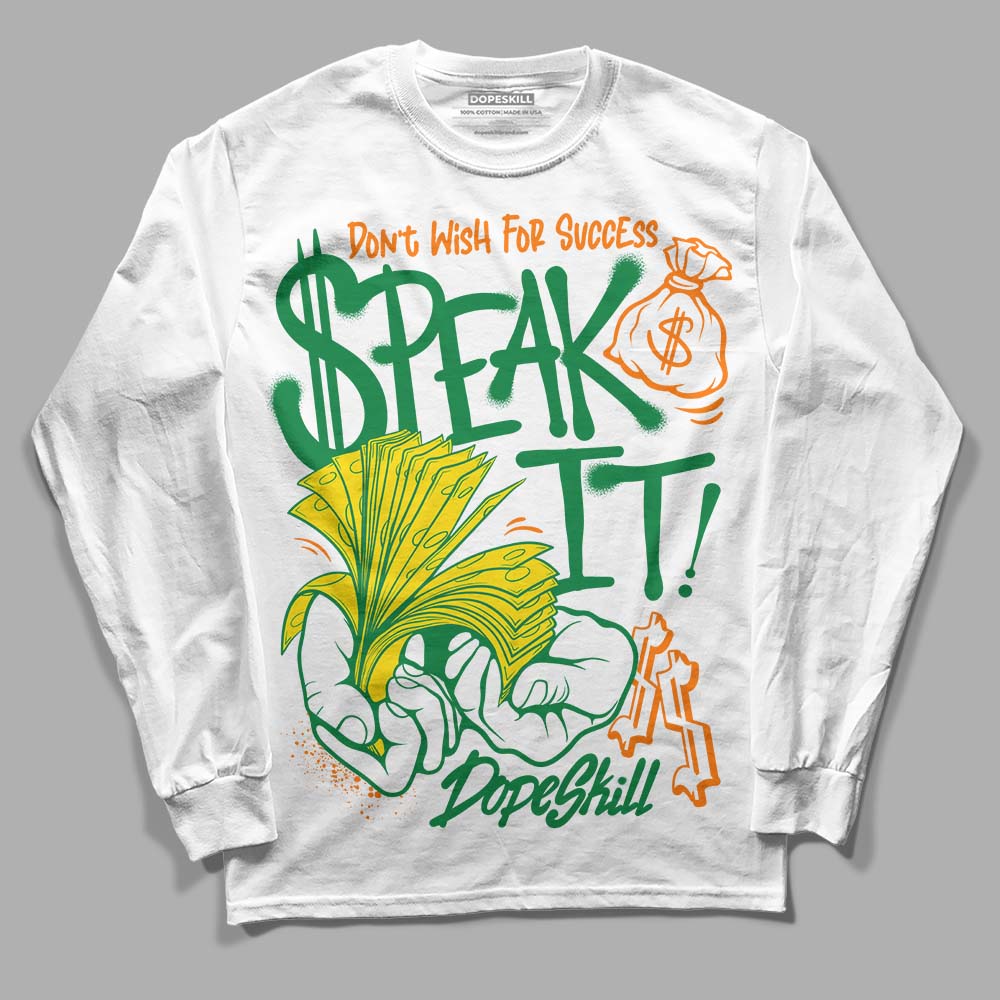 Dunk Reverse Brazil DopeSkill Long Sleeve T-Shirt Speak It Graphic