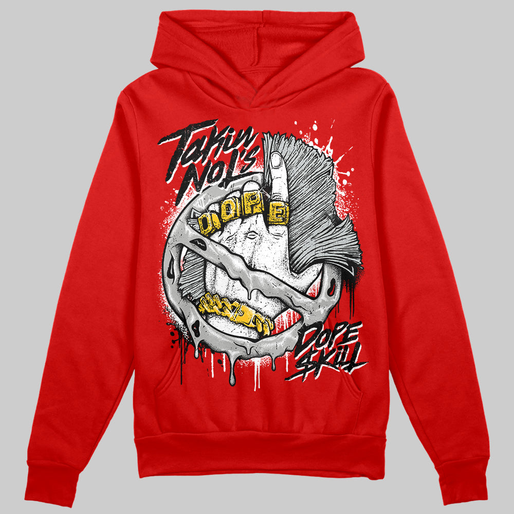 Bred Velvet 11s DopeSkill Red Hoodie Sweatshirt Takin No L's Graphic