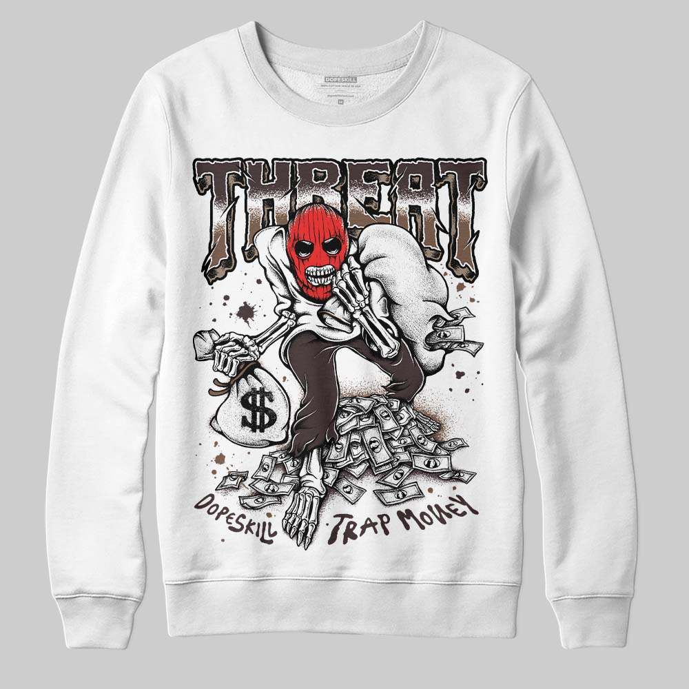 Baroque Brown 12s DopeSkill Sweatshirt Threat Graphic