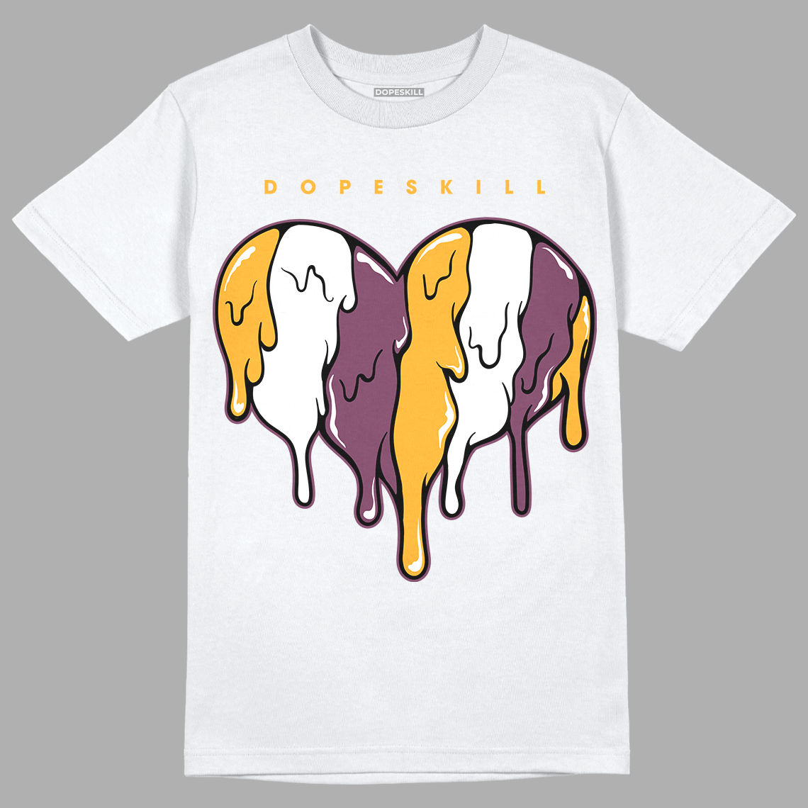 AJ 1 Retro High OG Brotherhood DopeSkill T-Shirt Slime Drip Heart Graphic