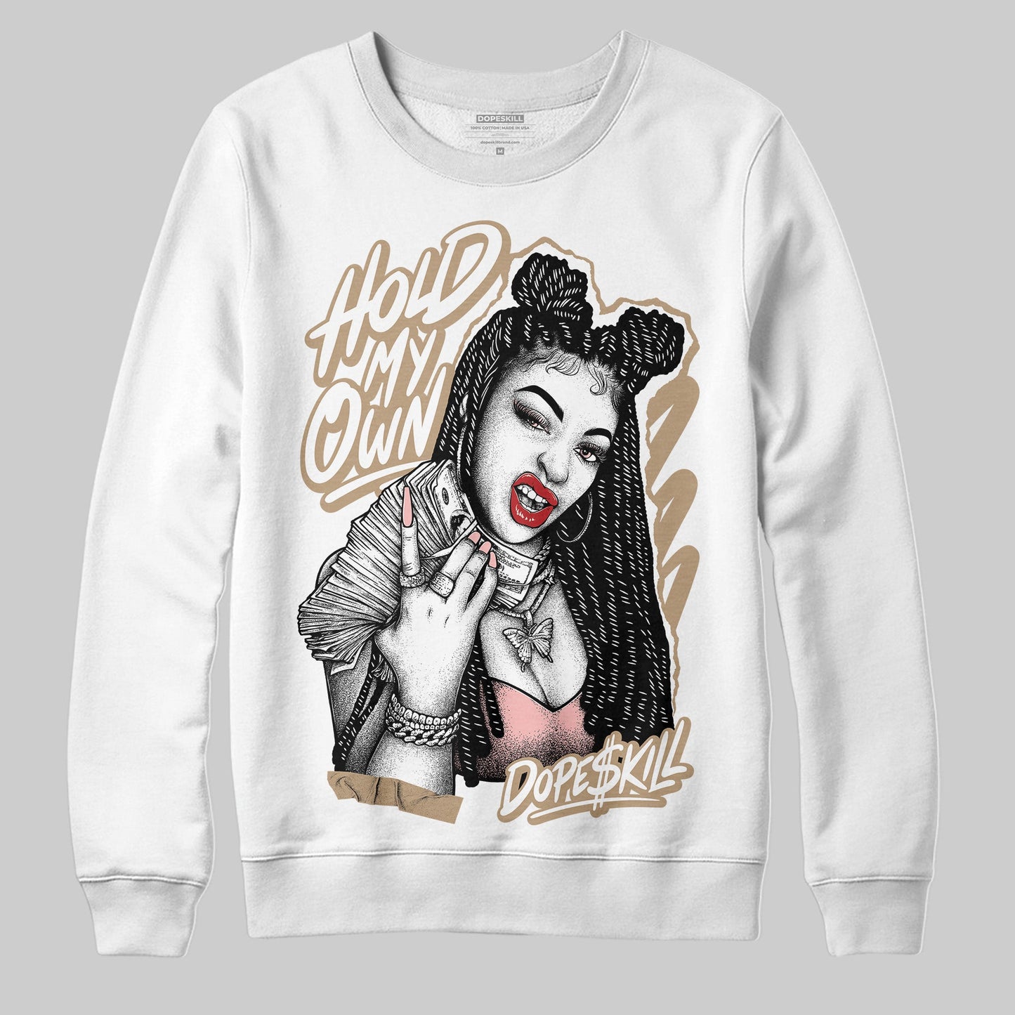 AIR FORCE 1 LINEN DopeSkill Sweatshirt New H.M.O Graphic