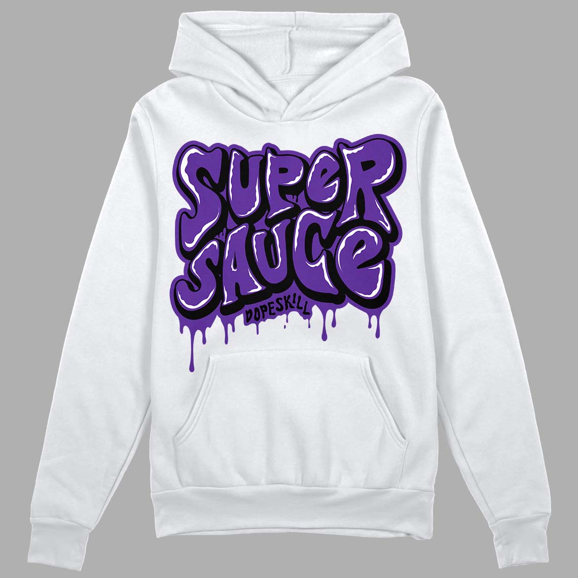 PURPLE Collection DopeSkill Hoodie Sweatshirt Super Sauce Graphic