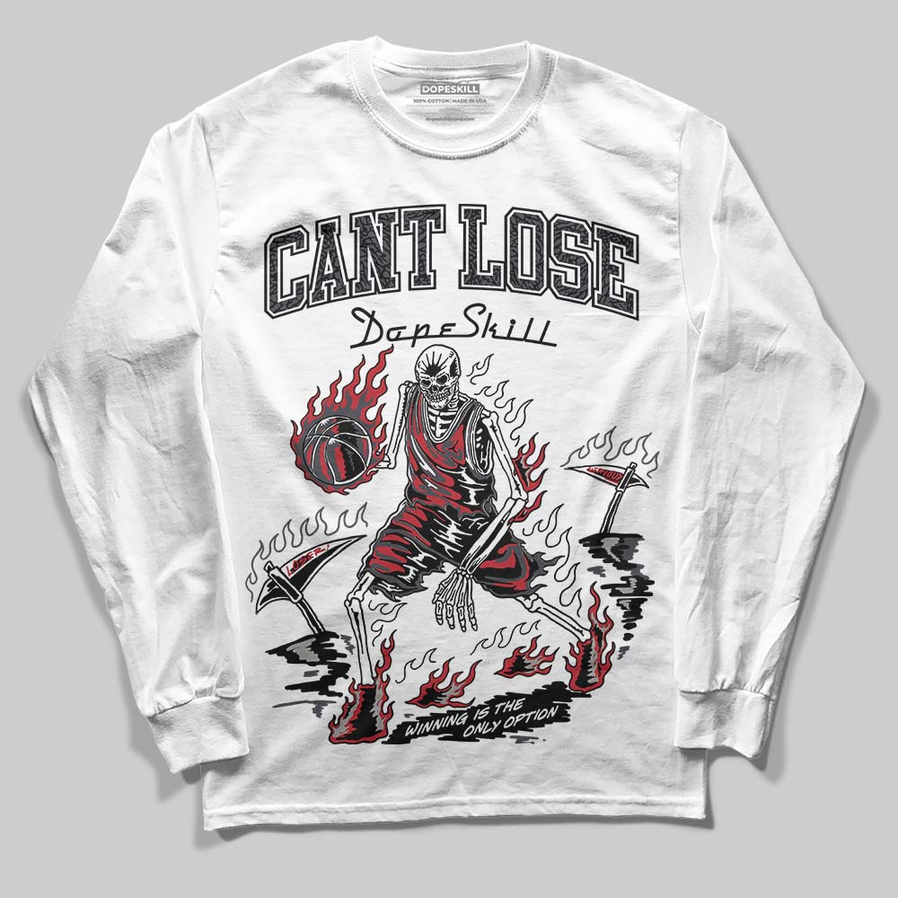 Black Cat 3s DopeSkill Long Sleeve T-Shirt Cant Lose Graphic