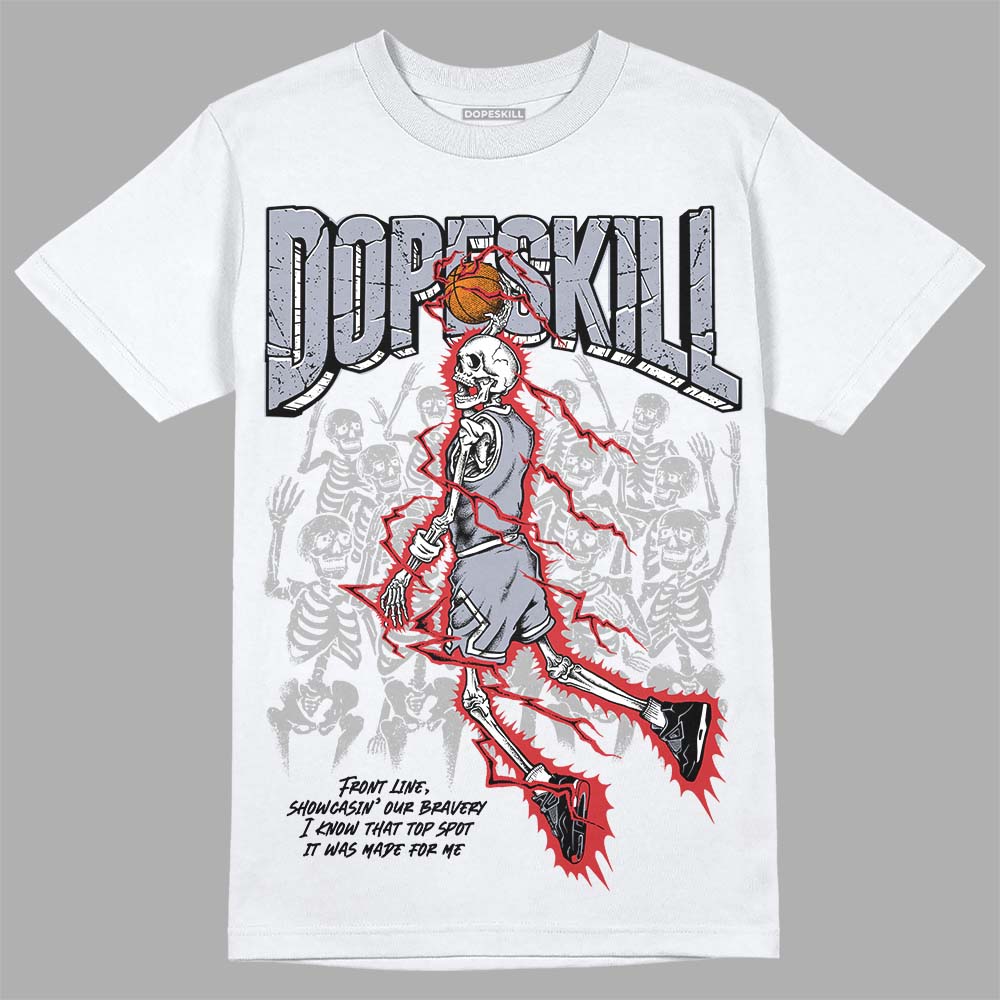 Bred Reimagined 4s DopeSkill T-Shirt Thunder Dunk Graphic