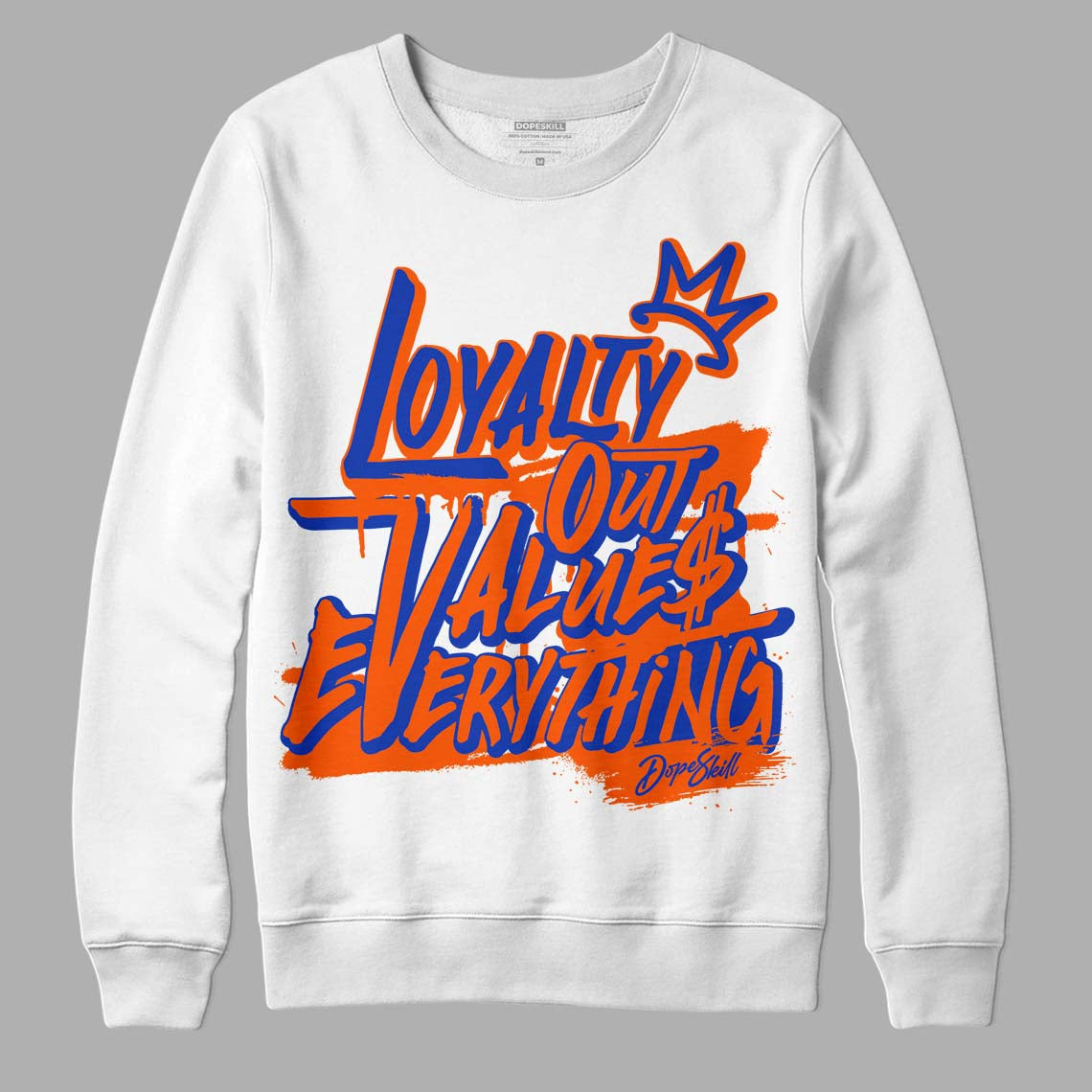 Dunk Low Futura Orange Blaze DopeSkill Sweatshirt LOVE Graphic