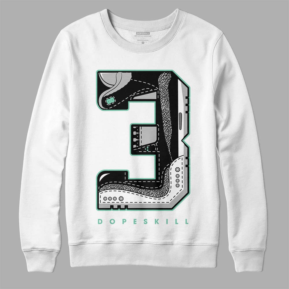 Green Glow 3s DopeSkill Sweatshirt No.3 Graphic