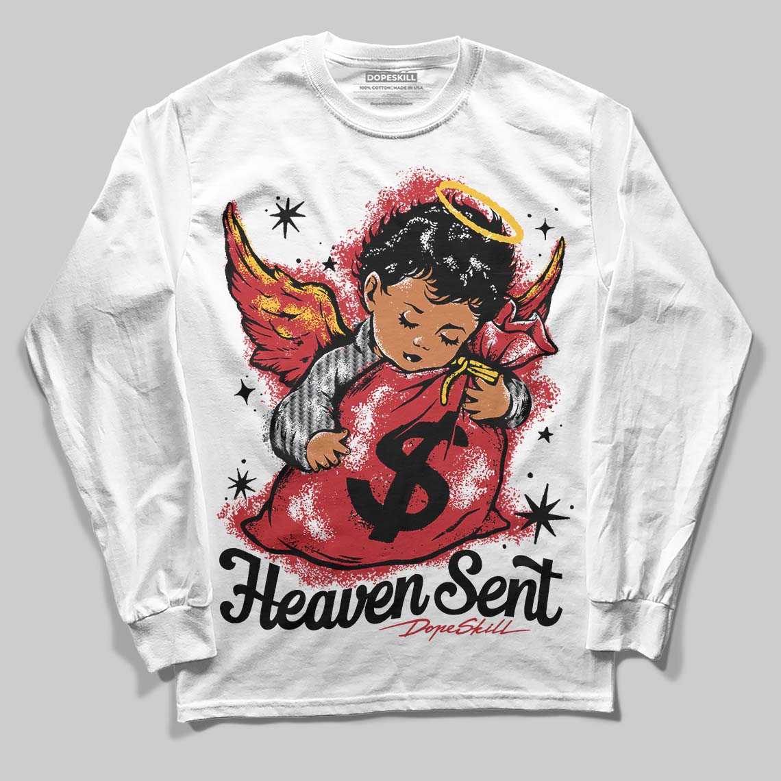 Ferrari 14s DopeSkill Long Sleeve T-Shirt Heaven Sent Graphic