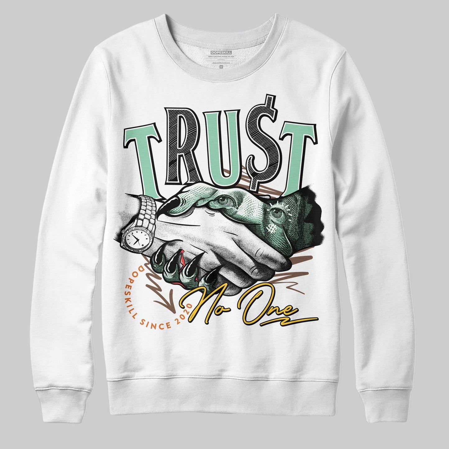 SB Dunk “Rodeo” DopeSkill Sweatshirt Trust No One Graphic