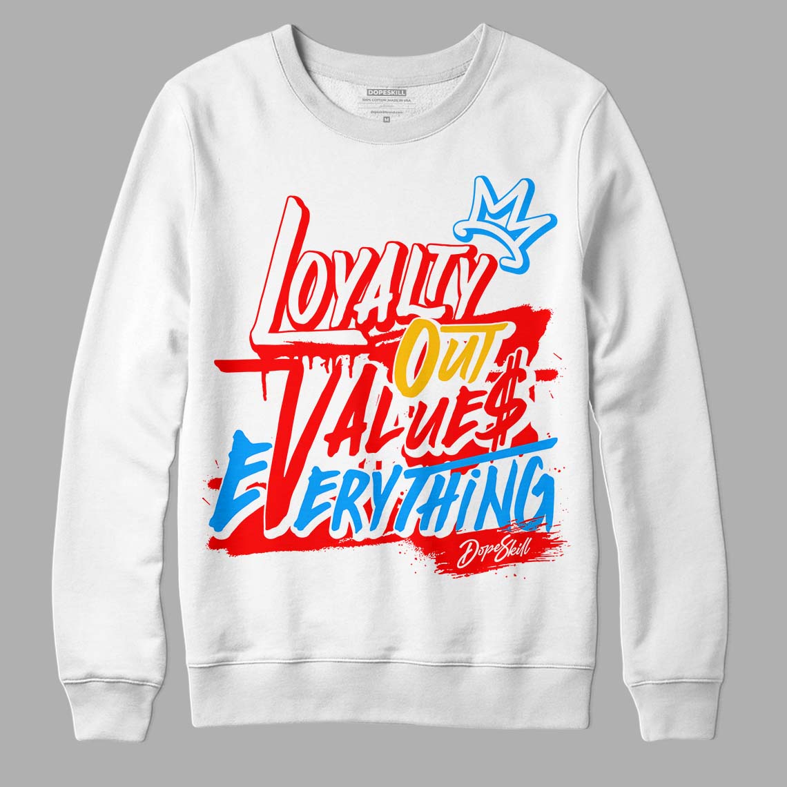 Fruity Pebbles Dunks DopeSkill Sweatshirt LOVE Graphic