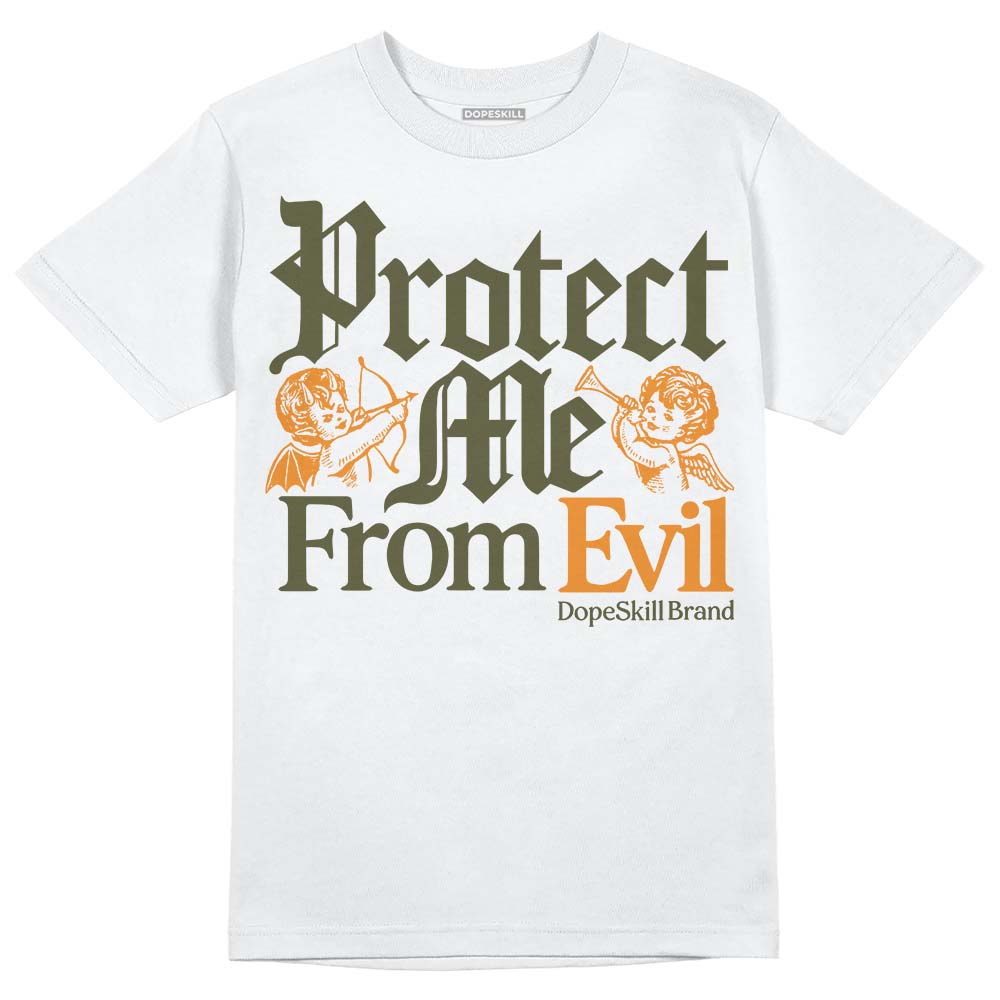Olive 5s DopeSkill T-Shirt Protect Me From Evil Graphic