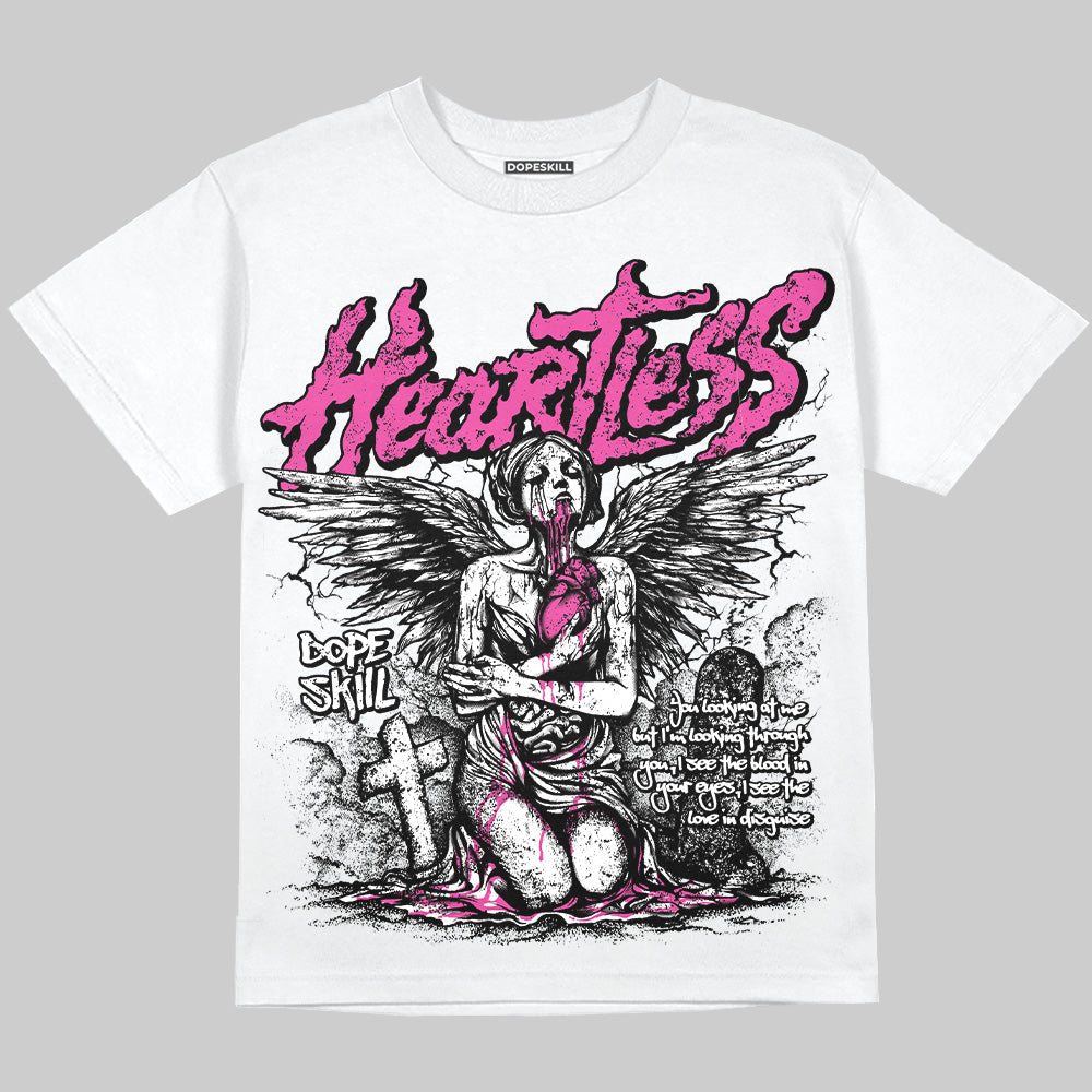Dunk Active Fuchsia DopeSkill Oversize Print T-Shirt Heartless Graphic