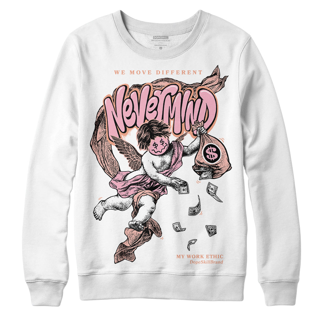 Legend Pink 11s DopeSkill Sweatshirt Nevermind Graphic