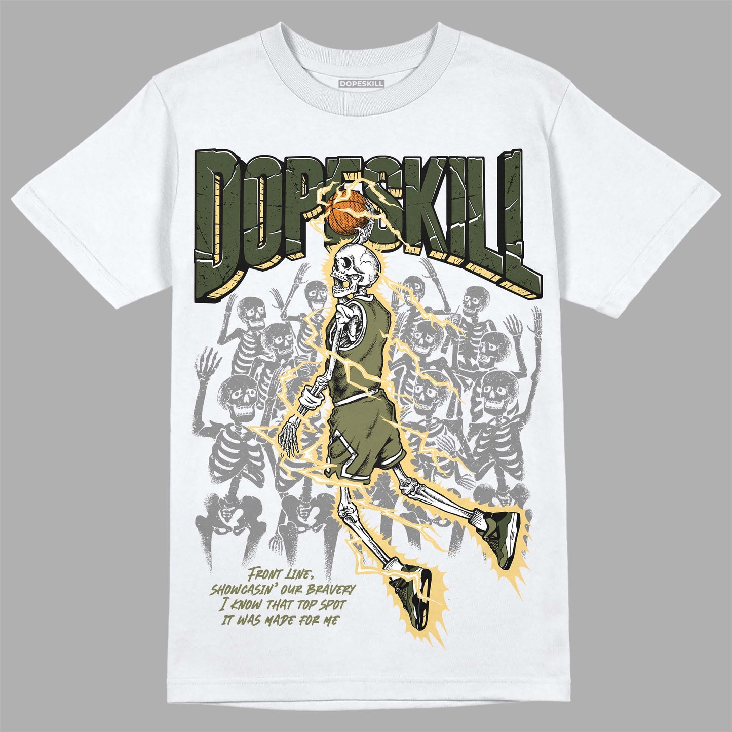 Craft Olive 4s DopeSkill T-Shirt Thunder Dunk Graphic
