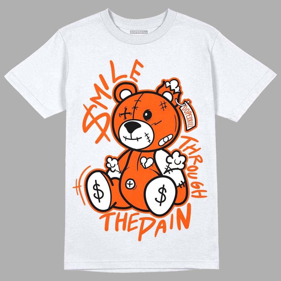 Orange Milk DopeSkill T-Shirt BEAN Graphic