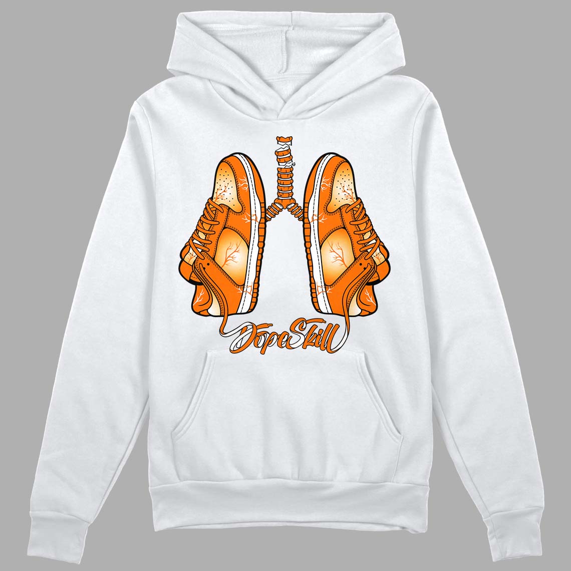 Dunk Low Magma Orange DopeSkill Hoodie Sweatshirt Breathe Graphic