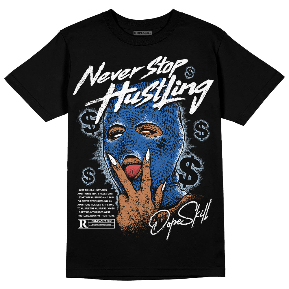 Space Jam 11s DopeSkill T-Shirt Never Stop Hustling Graphic