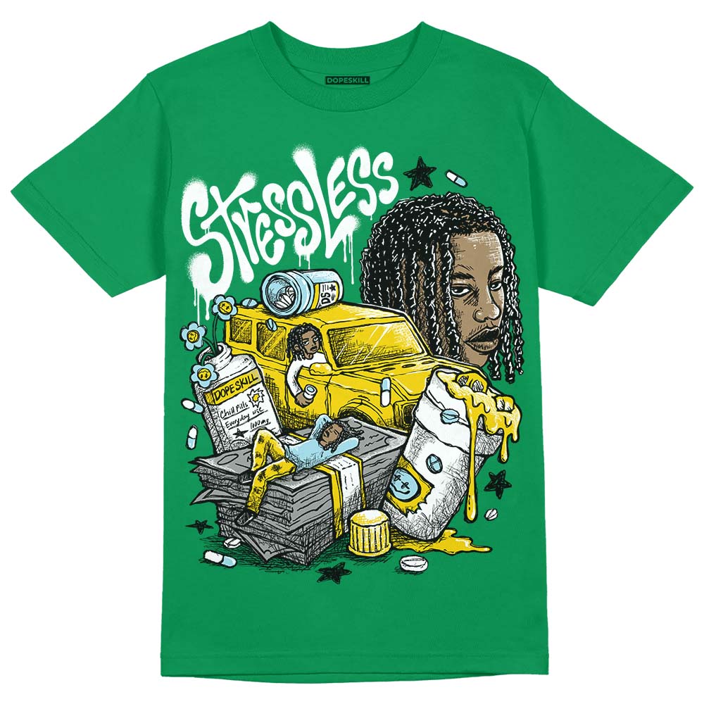 Lucky Green 5s DopeSkill Green T-shirt Stressless Graphic