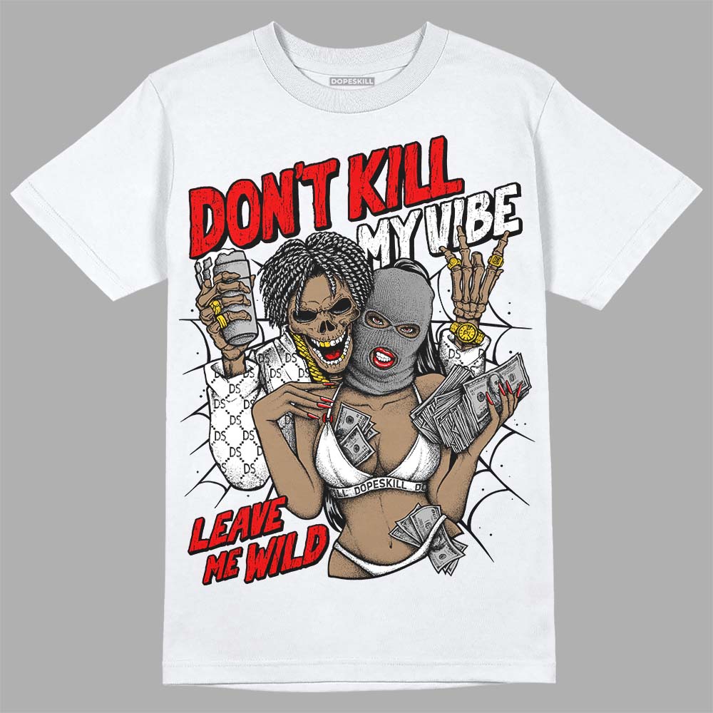 Dunk Panda White Black DopeSkill T-Shirt Don't Kill My Vibe Graphic