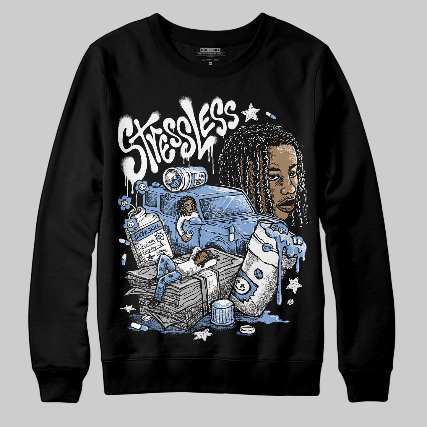 Forget Me Not 4s DopeSkill Sweatshirt Stressless Graphic