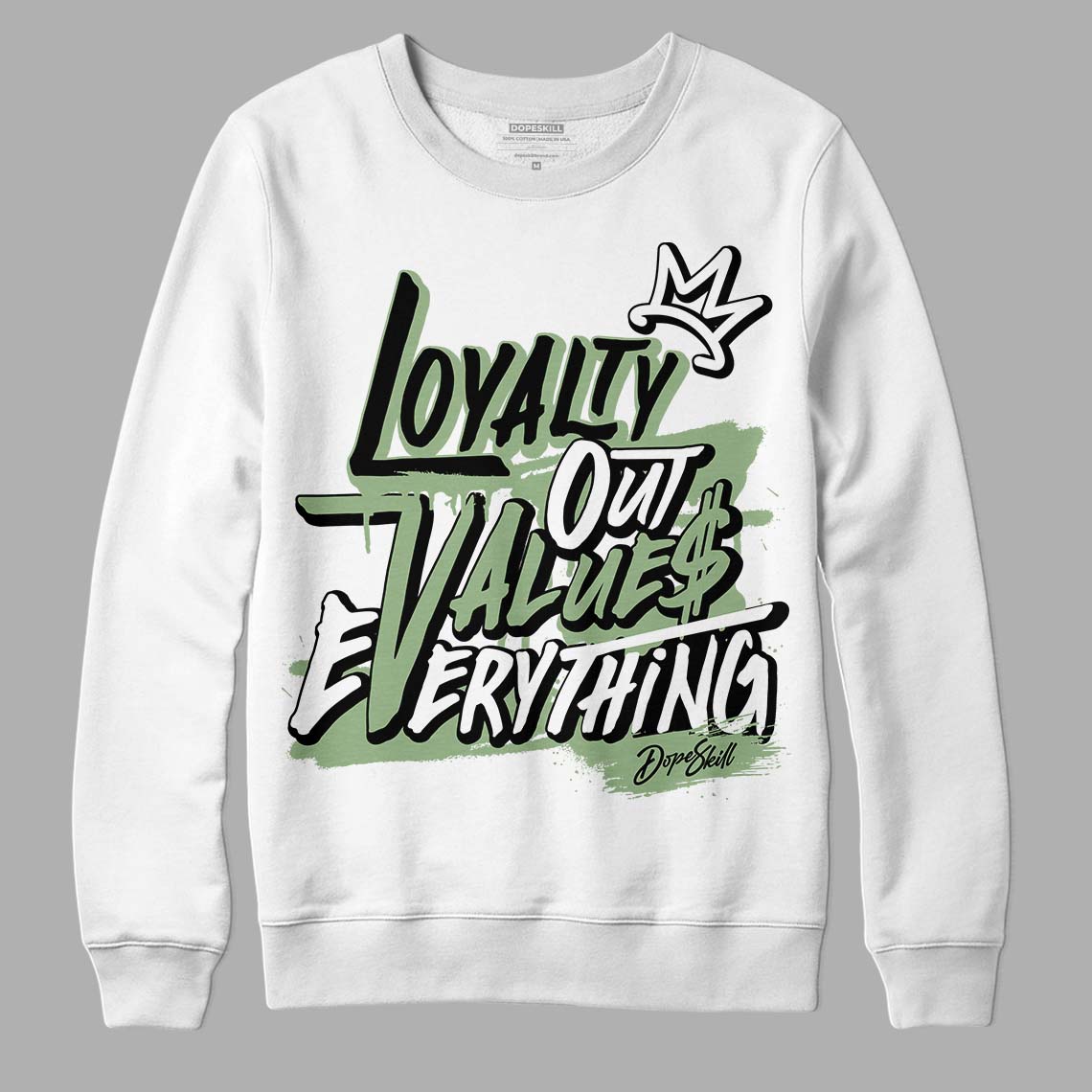 Seafoam 4s DopeSkill Sweatshirt LOVE Graphic