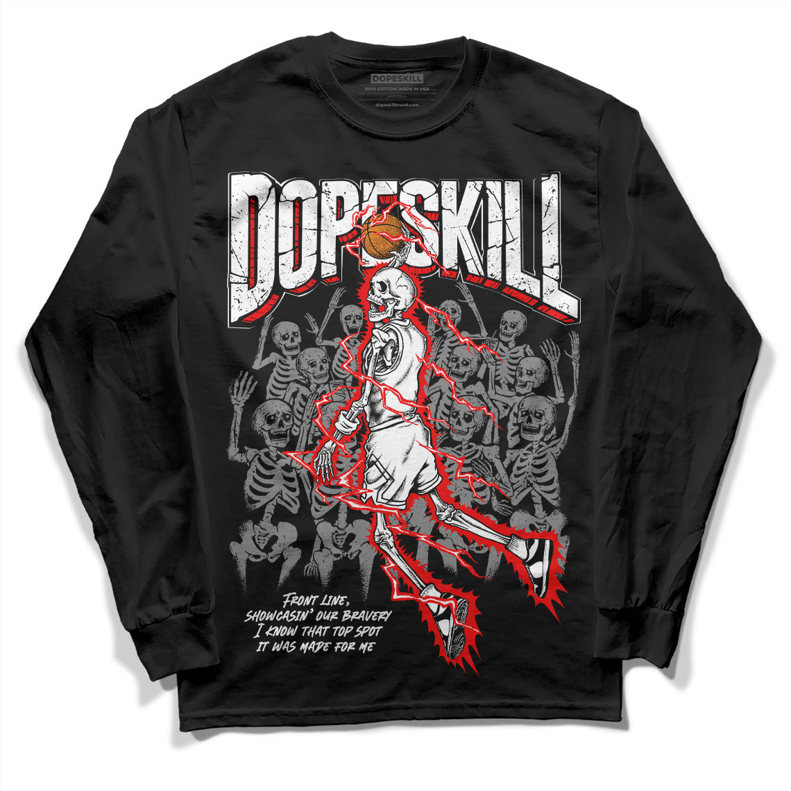 Dunk Low Panda White Black DopeSkill Long Sleeve T-Shirt Thunder Dunk Graphic