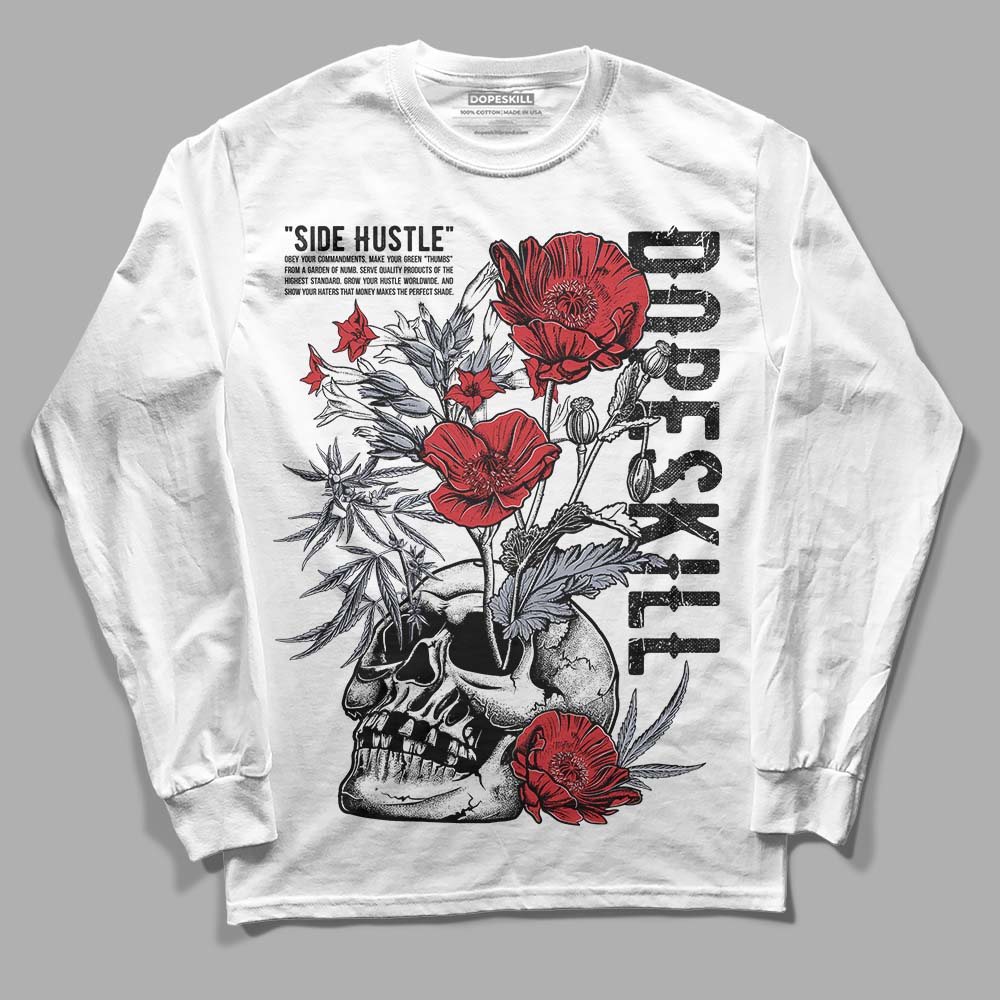 Bred Reimagined 4s DopeSkill Long Sleeve T-Shirt Side Hustle Graphic