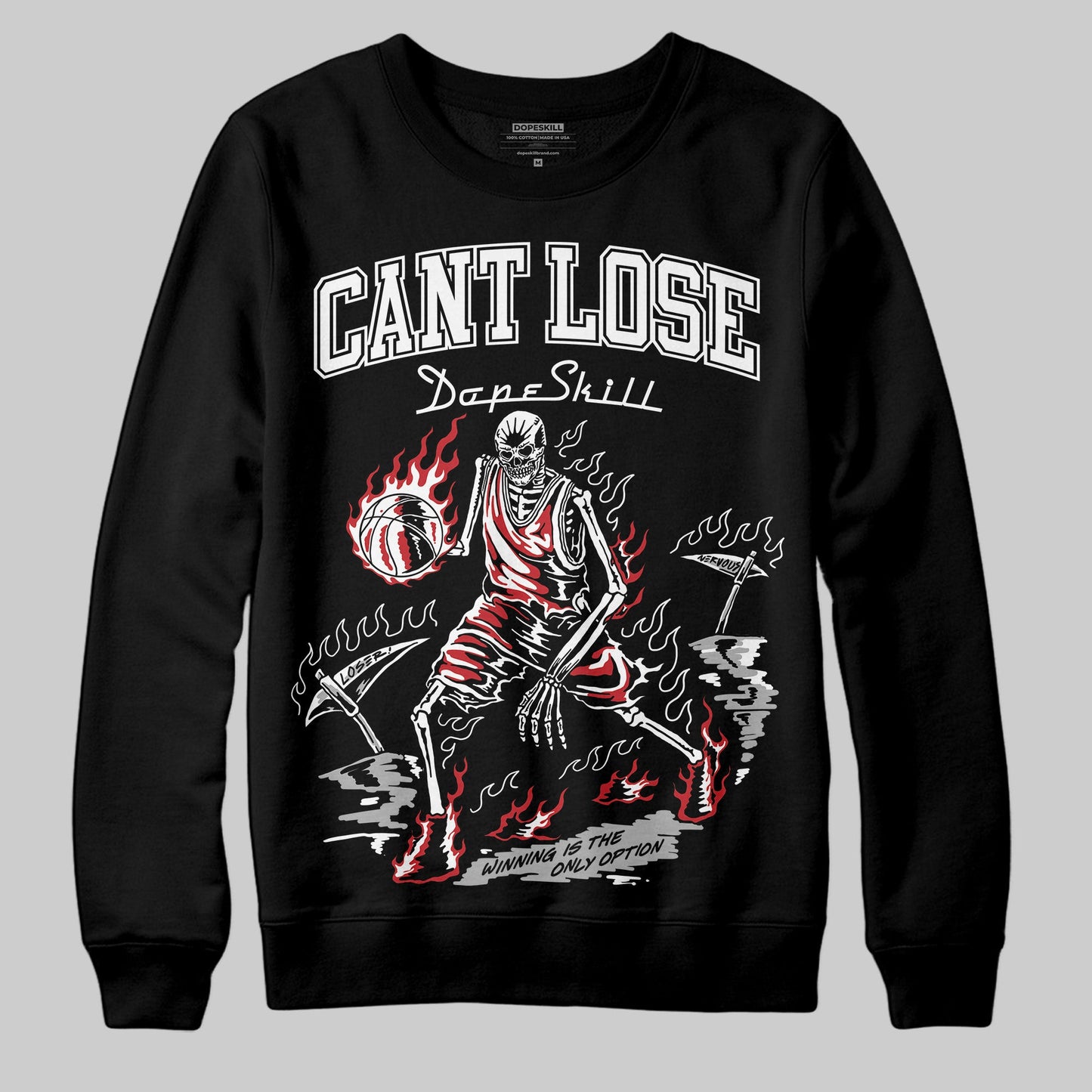 Bred Velvet 11s DopeSkill Sweatshirt Cant Lose Graphic