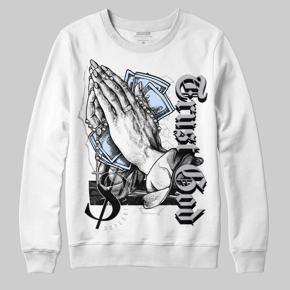 Cement Grey 11s DopeSkill Sweatshirt Trust God Graphic