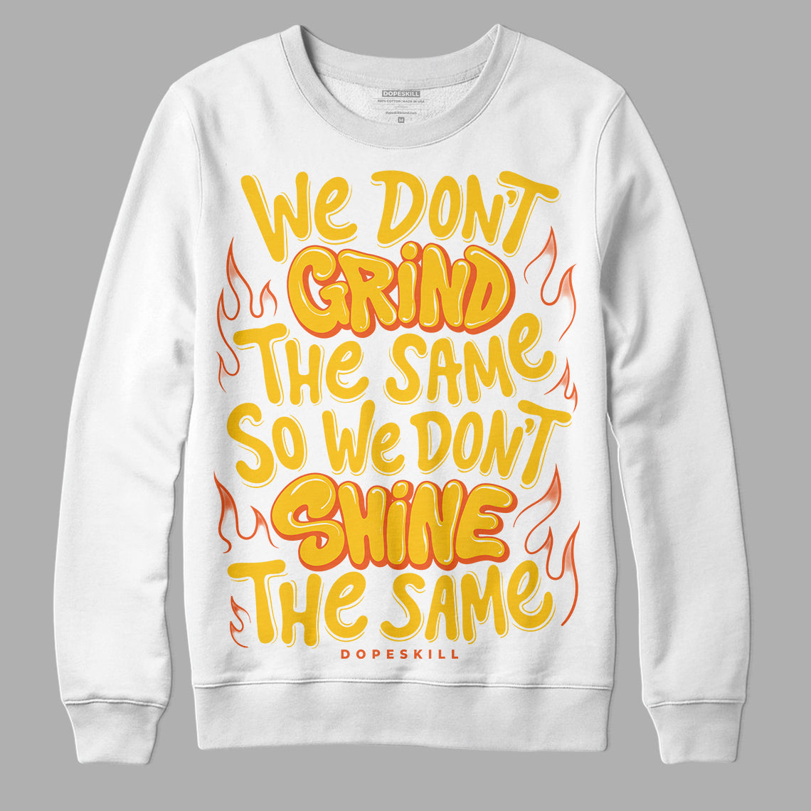 Yellow Collection DopeSkill Sweatshirt Grind Shine Graphic