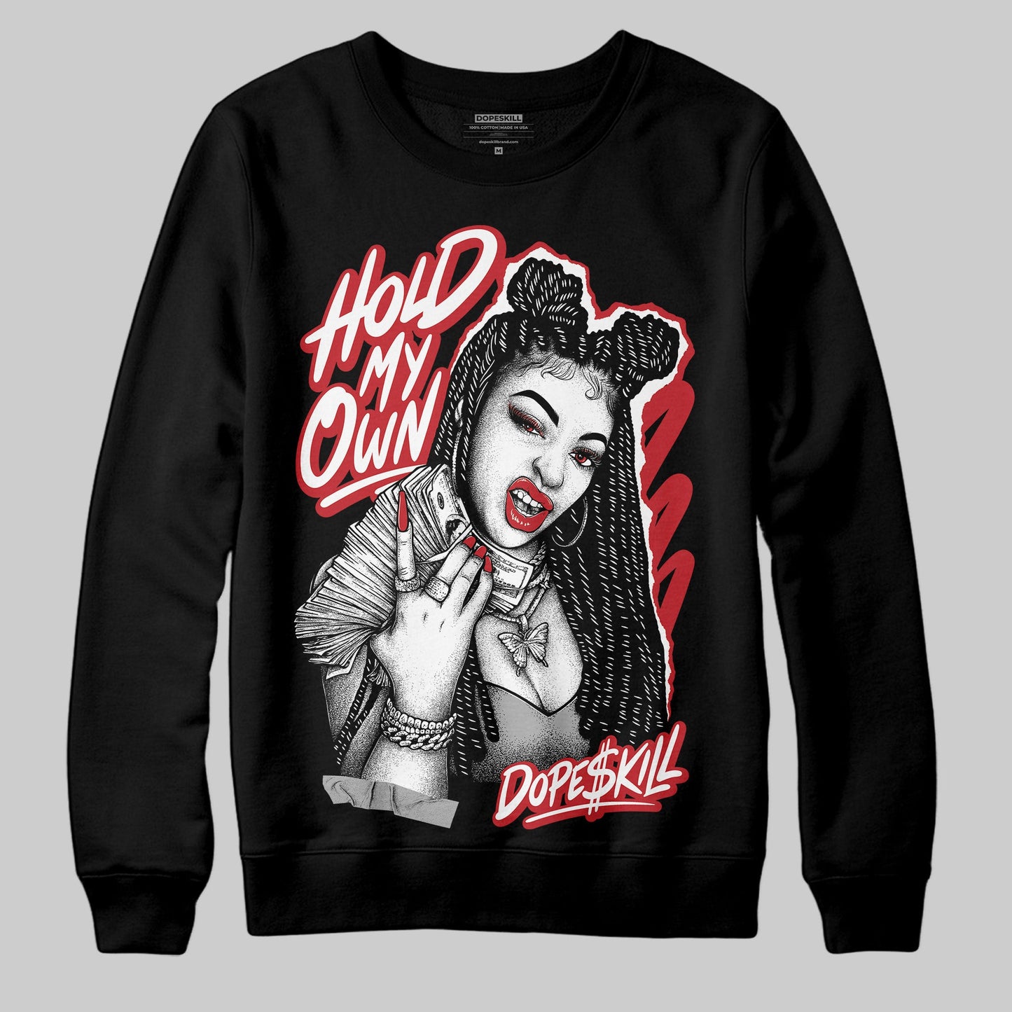 Bred 11s DopeSkill Sweatshirt New H.M.O Graphic