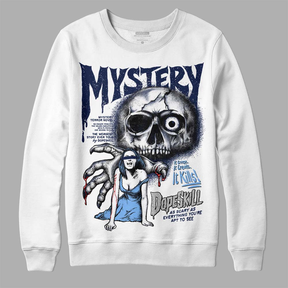 Midnight Navy 5s DopeSkill Sweatshirt Mystery Ghostly Grasp Graphic