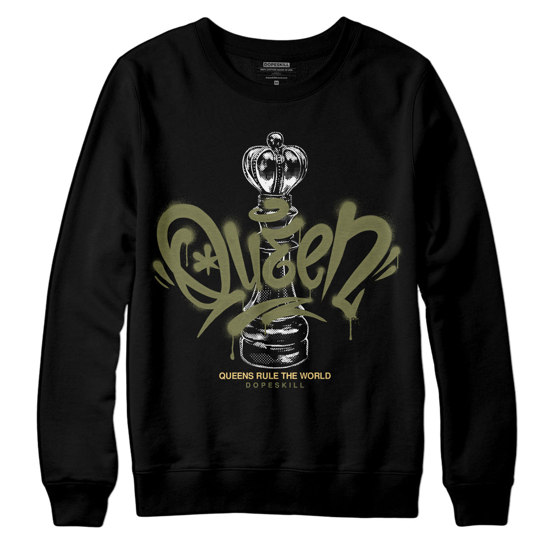 Craft Olive 4s DopeSkill Sweatshirt Queen Chess Graphic