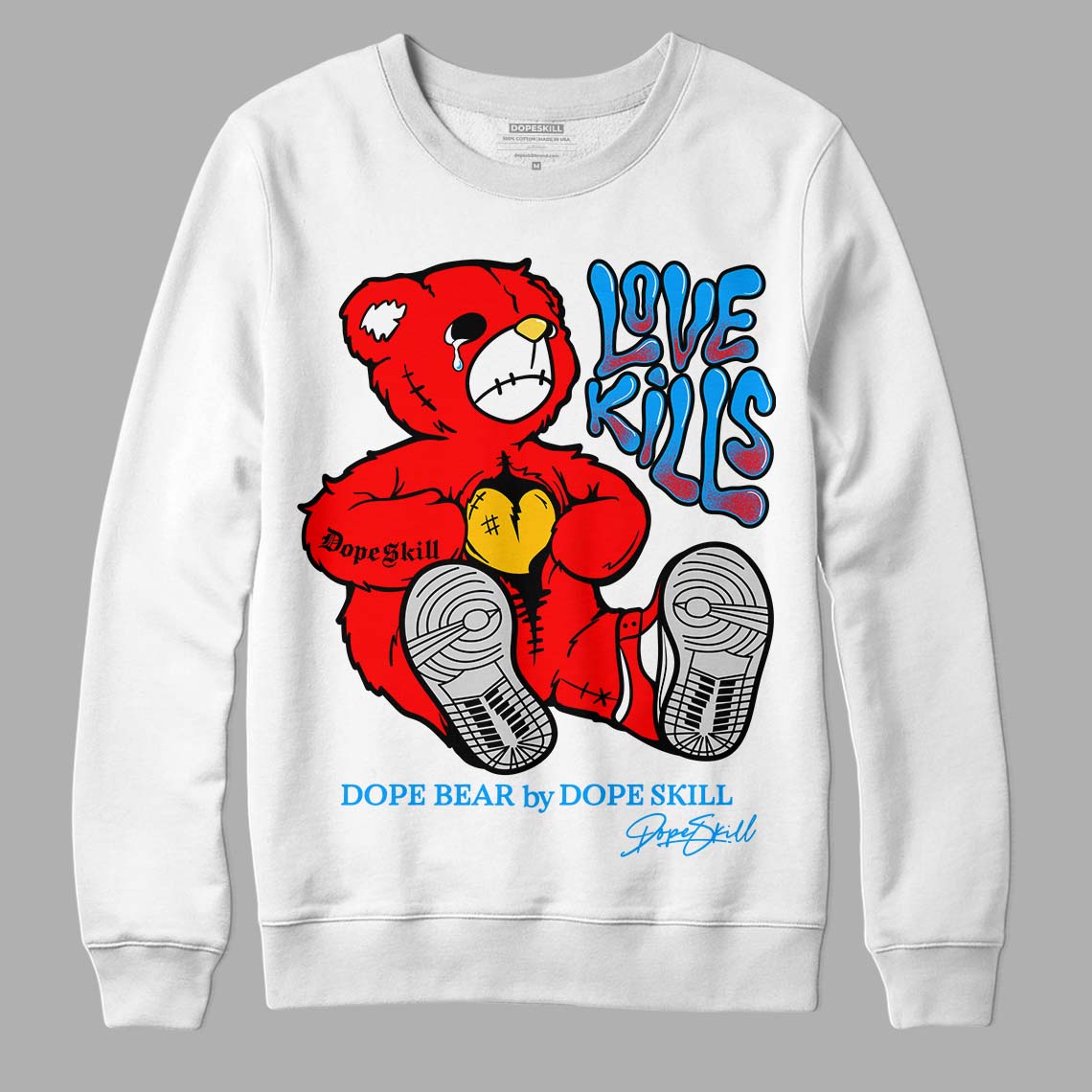 Fruity Pebbles Dunks DopeSkill Sweatshirt Love Kills Graphic