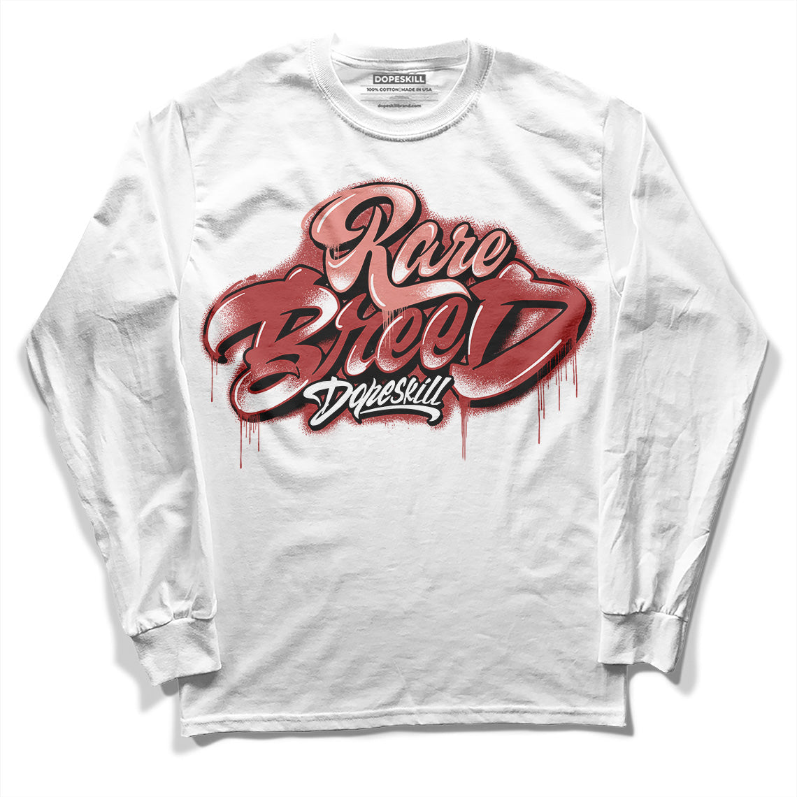 Dune Red 13s DopeSkill Long Sleeve T-Shirt Rare Breed Type Graphic