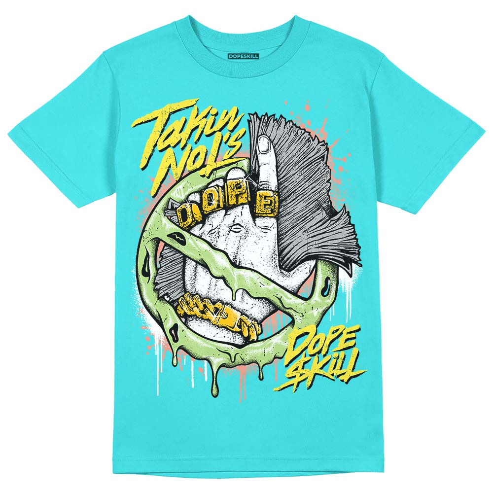 Cyan Burst 9060 DopeSkill Virtual Blue T-Shirt Takin No L's Graphic