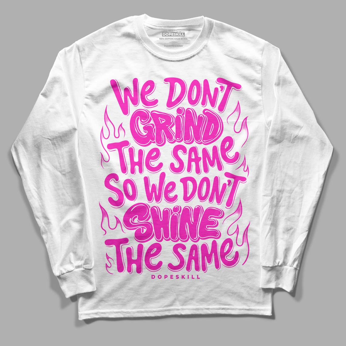 Dunk Low Active Fuchsia DopeSkill Long Sleeve T-Shirt Grind Shine Graphic
