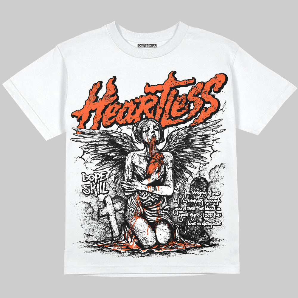 Orange Milk DopeSkill Oversize Print T-Shirt Heartless Graphic