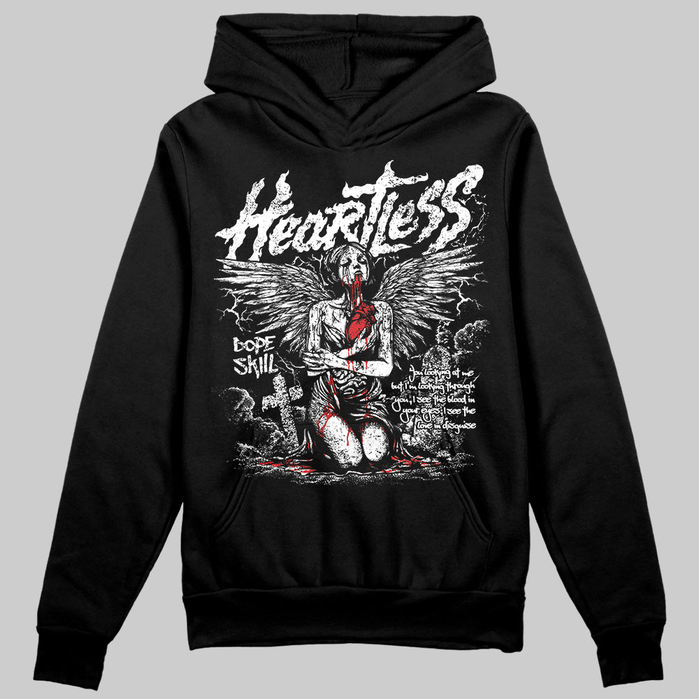 Dunk Panda White Black DopeSkill Hoodie Sweatshirt Heartless Graphic