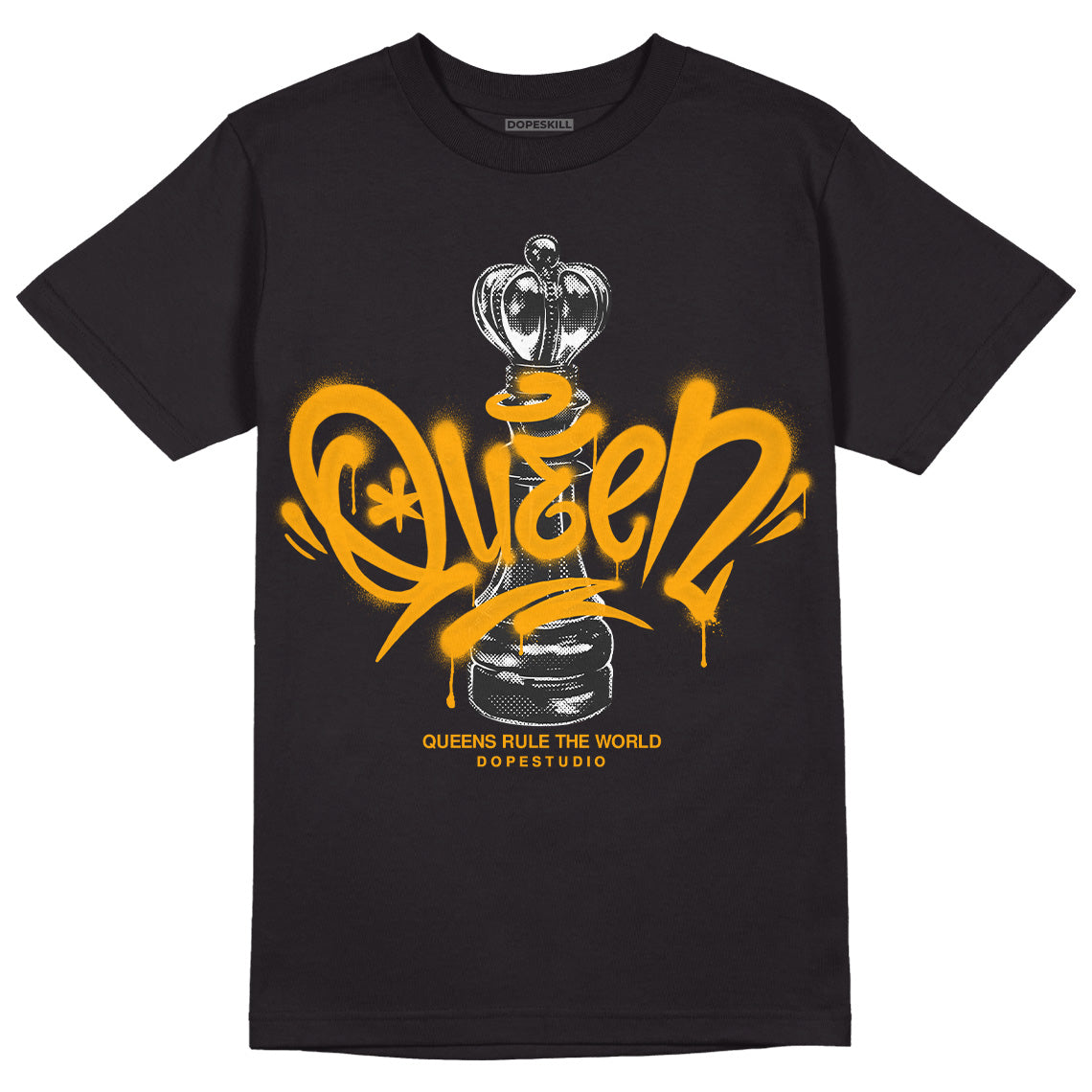 Black Taxi 12s DopeSkill T-Shirt Queen Chess Graphic