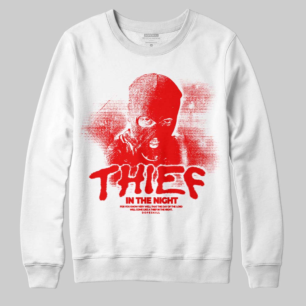 Cherry 11s DopeSkill Sweatshirt Thief In The Night Graphic