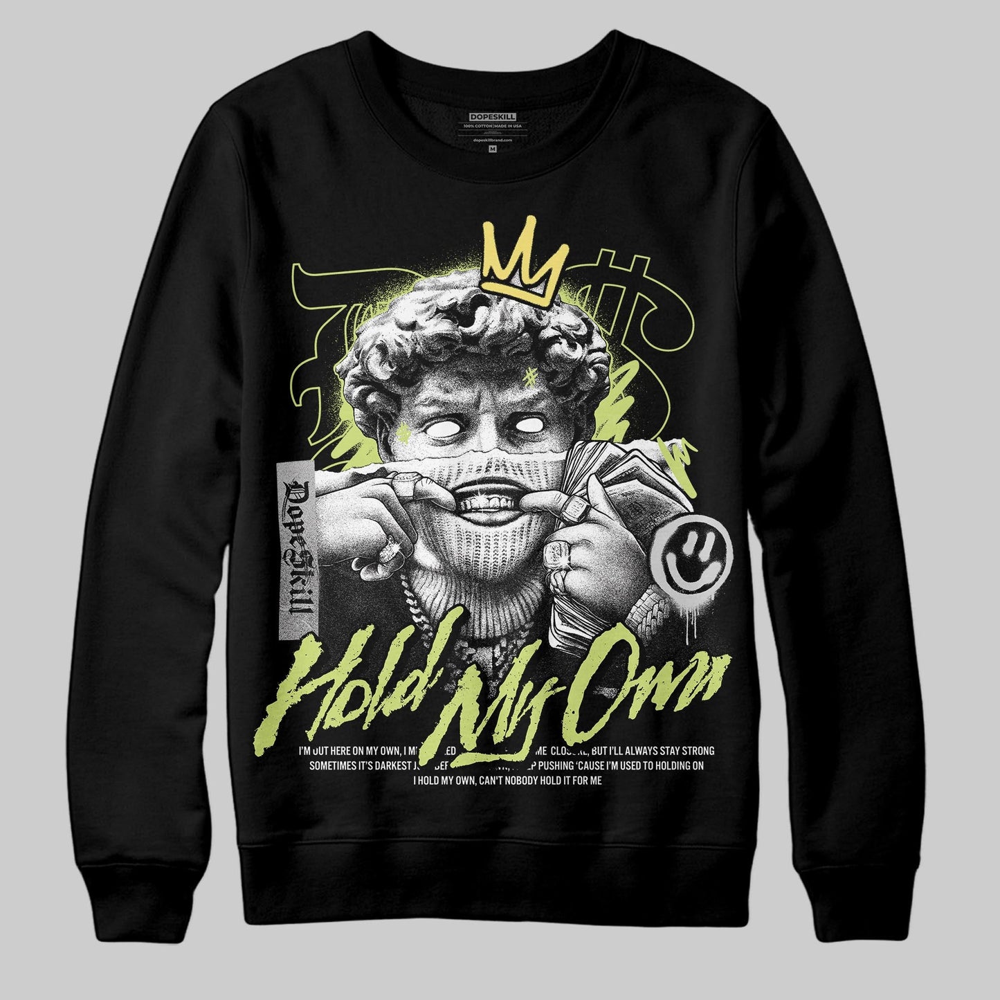 Light Lemon Twist 4s DopeSkill Sweatshirt In My Way Graphic